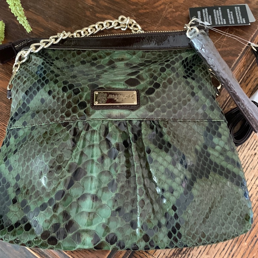 Original by Sharif leather purse - new, tags attached, plastic still on tassel